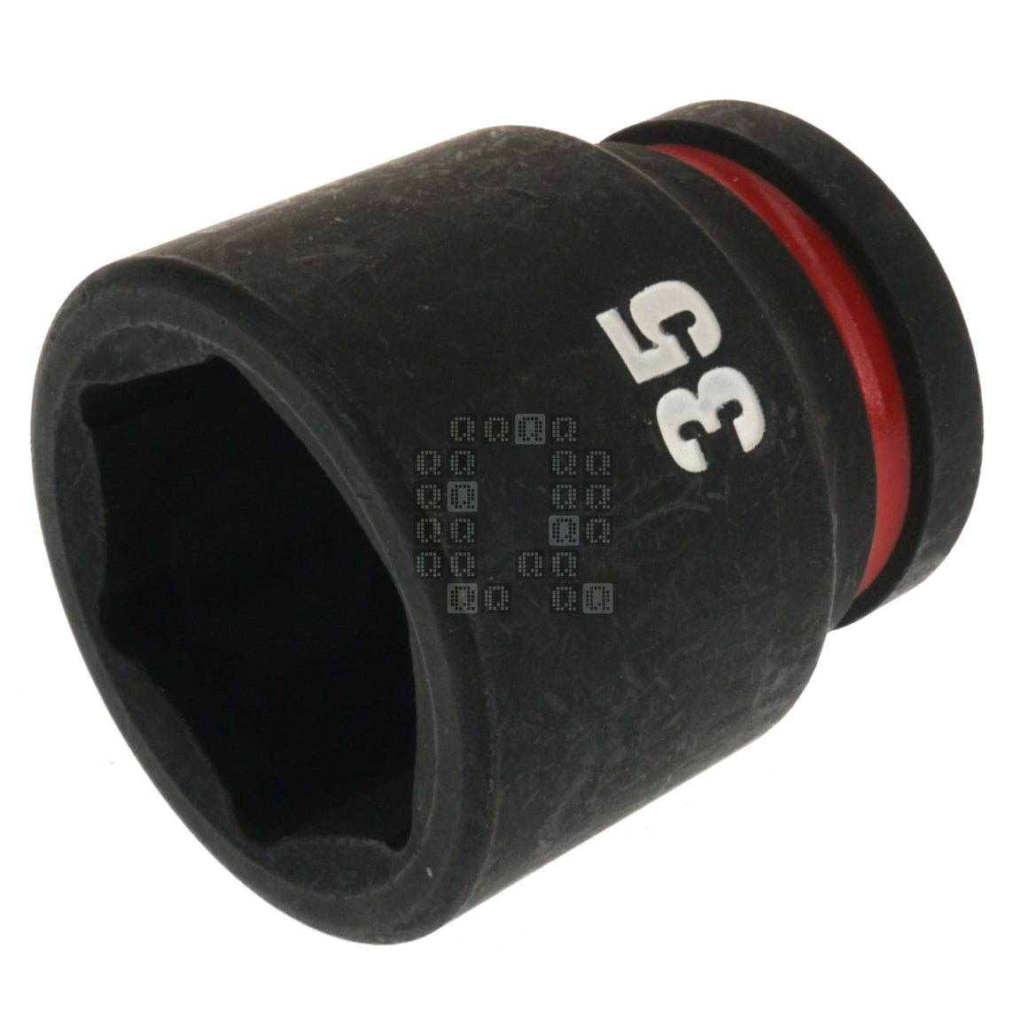 Milwaukee Tool 49-66-6373 SHOCKWAVE Black Impact Duty 3/4" Drive Standard Length Metric 35mm Hex 6 Point Socket