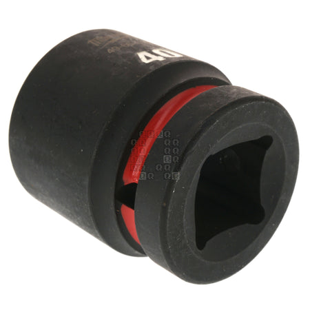 Milwaukee Tool 49-66-6603 SHOCKWAVE Impact Duty 1" Square Input Drive Metric 40MM 6 Point Standard-Length Socket