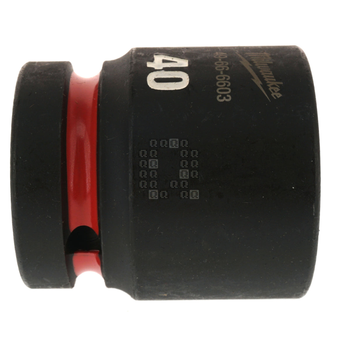 Milwaukee Tool 49-66-6603 SHOCKWAVE Impact Duty 1" Square Input Drive Metric 40MM 6 Point Standard-Length Socket