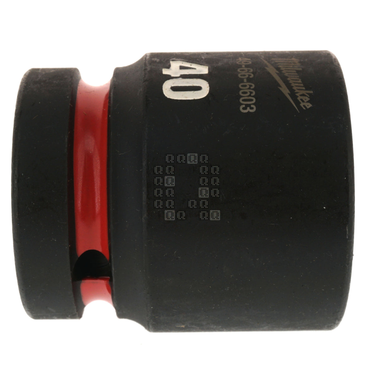 Milwaukee Tool 49-66-6603 SHOCKWAVE Impact Duty 1" Square Input Drive Metric 40MM 6 Point Standard-Length Socket