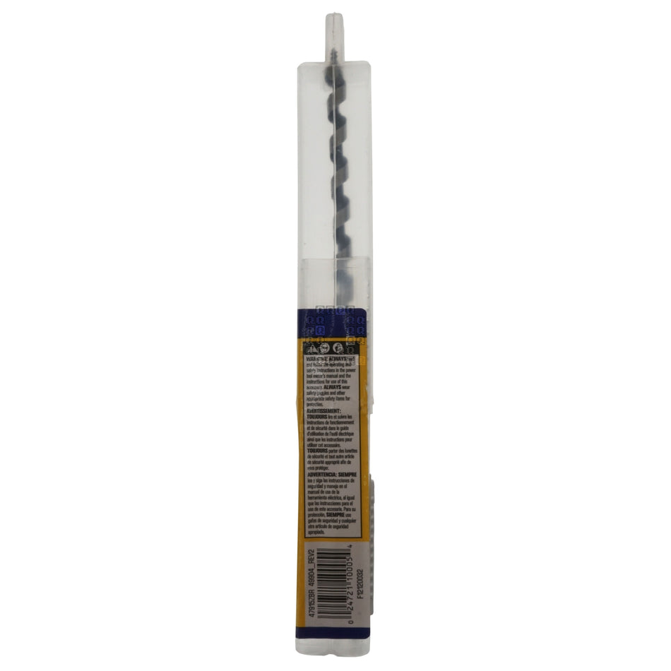 Irwin Industrial Tools 49904 1/4" / 6.3mm Auger Drill Bit, 7-1/2" Length, 1-Flute