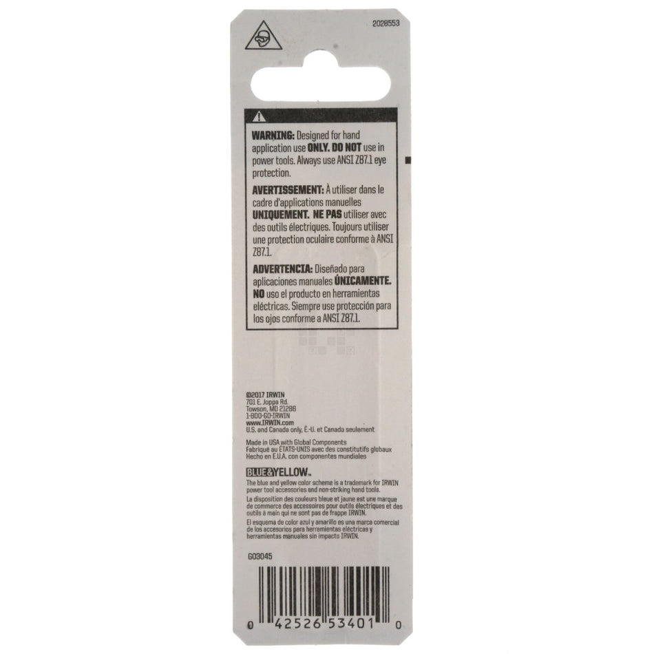Irwin Hanson 53401 EX-1 Spiral Screw Extractor