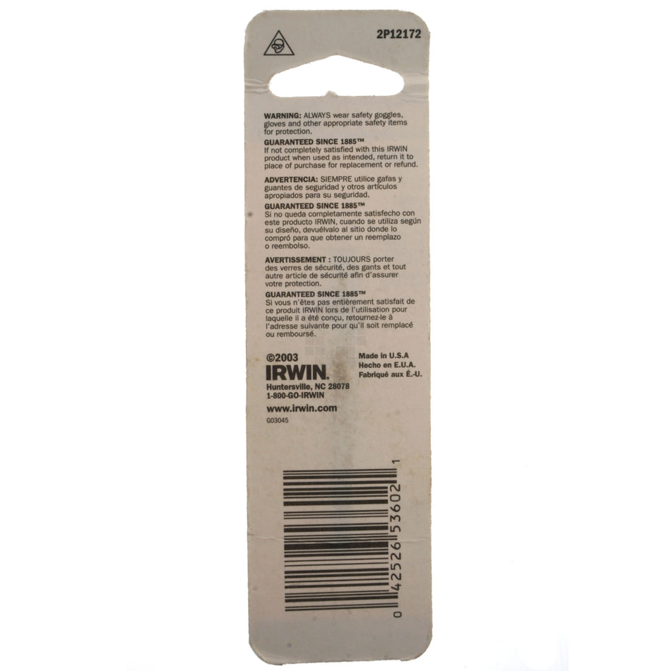 Irwin Hanson 53602 ST-2 Straight Screw Extractor