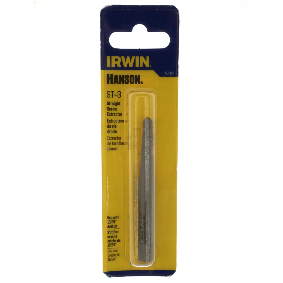 Irwin Hanson 53603 ST-3 Straight Screw Extractor