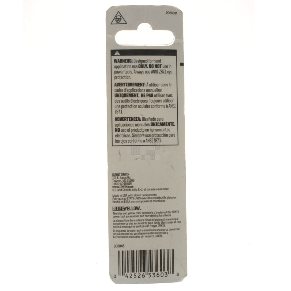 Irwin Hanson 53603 ST-3 Straight Screw Extractor