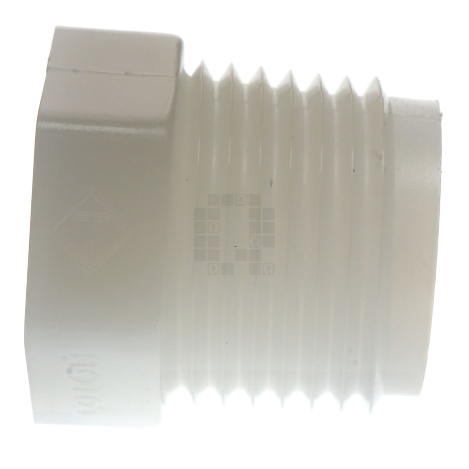 Anderson Metals 53621-06 3/8"-18 NPT Pipe Nylon Hex Head Plug