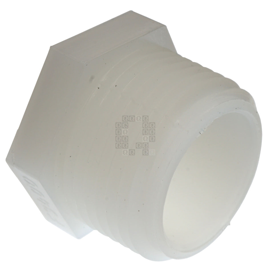 Anderson Metals 53621-12 3/4"-14 Male NPT Nylon Pipe Hex Head Plug
