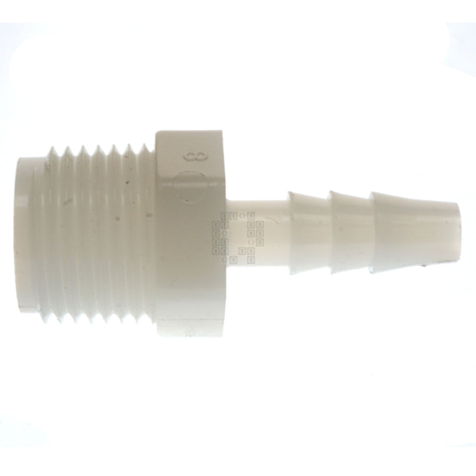 Anderson Metals 53701-0406 Nylon 1/4" Hose Barb x 3/8" Male NPT Adapter