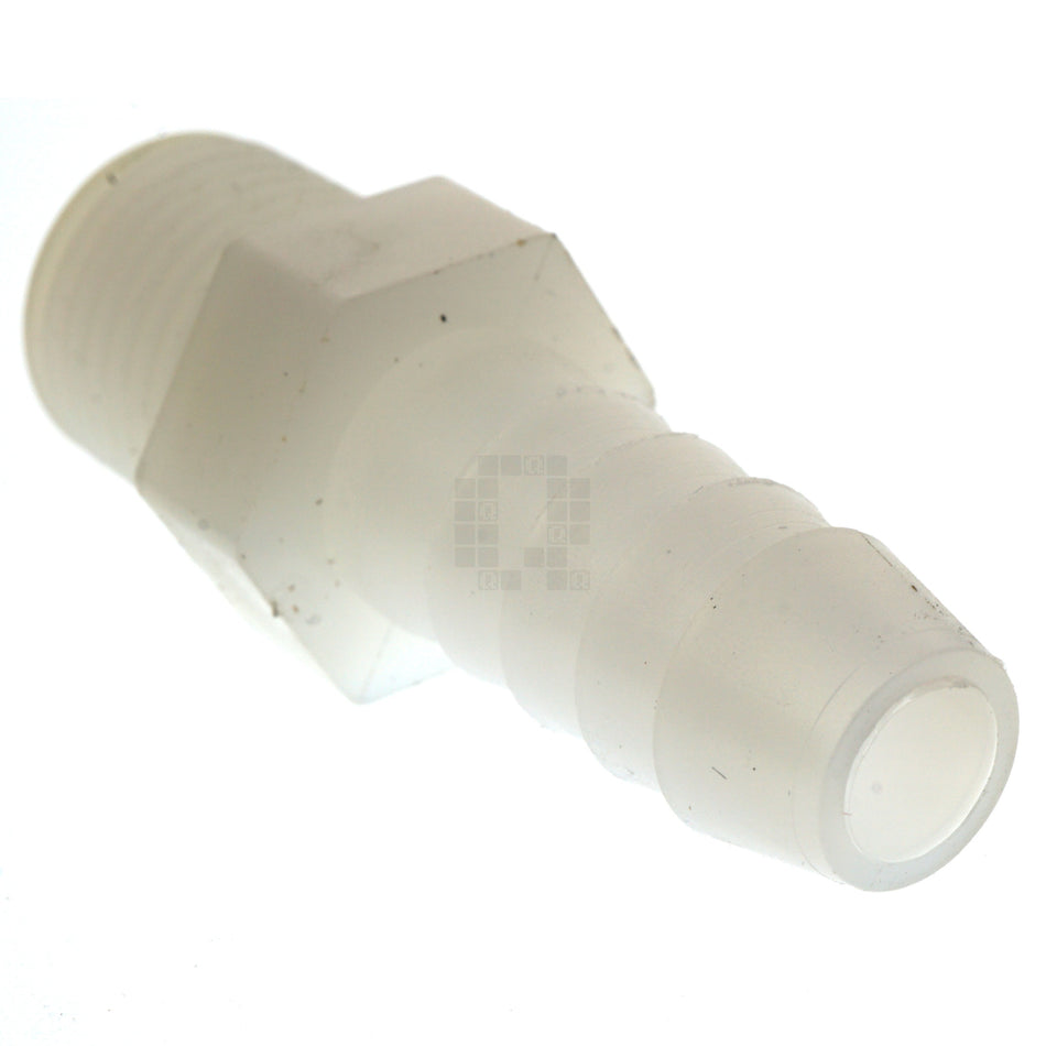 Anderson Metals 53701-0604 Nylon 3/8" Hose Barb to 1/4" Male NPT Adapter