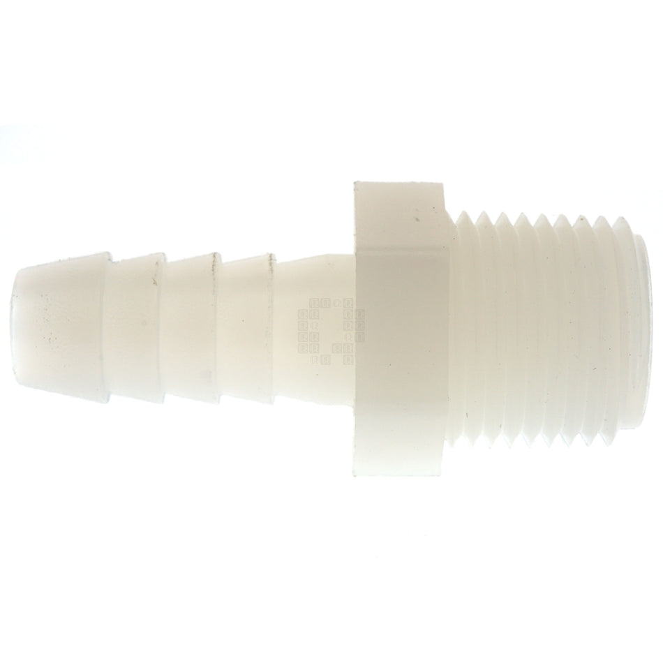 Anderson Metals 53701-0606 Nylon 3/8" Hose Barb x 3/8"-18 Male NPT