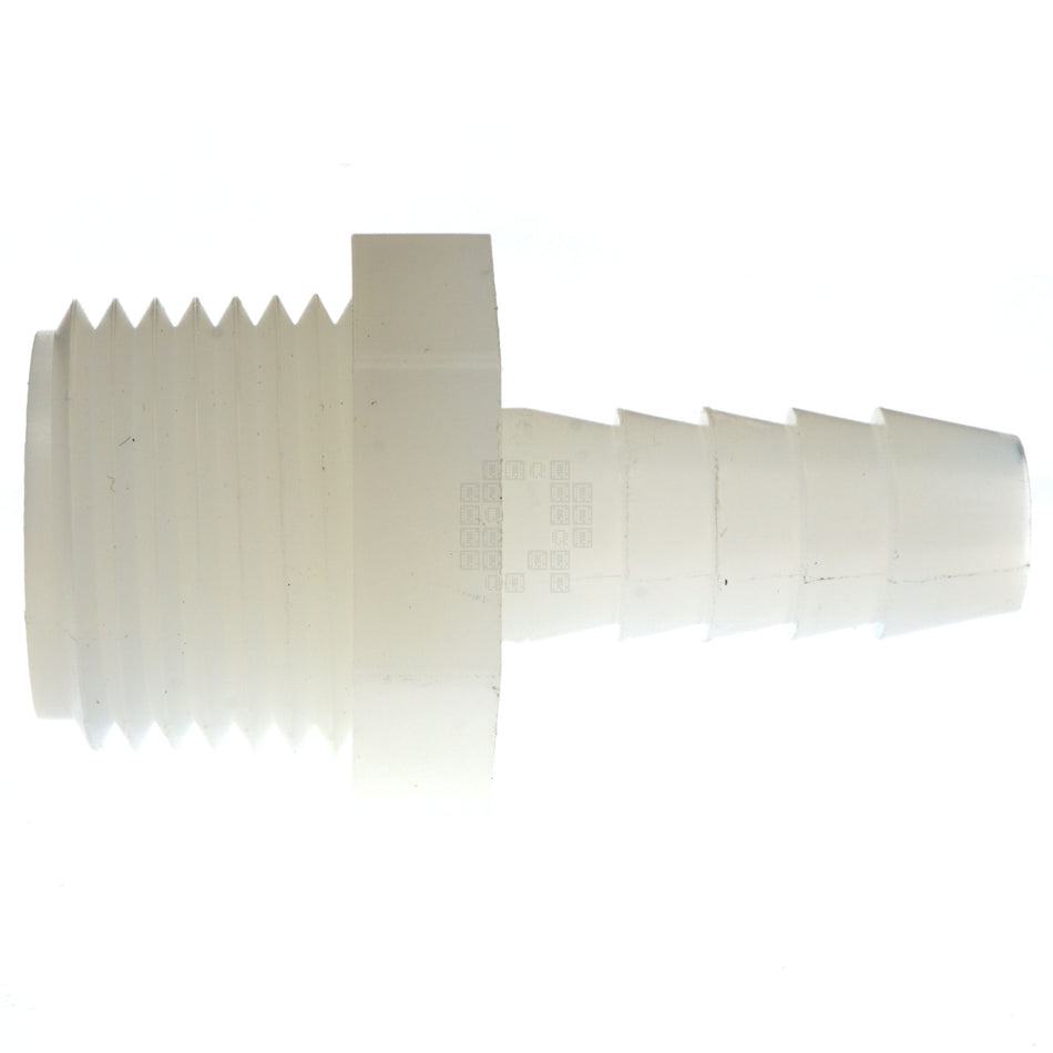 Anderson Metals 53701-0608 Nylon 3/8" Hose Barb x 1/2" Male NPT