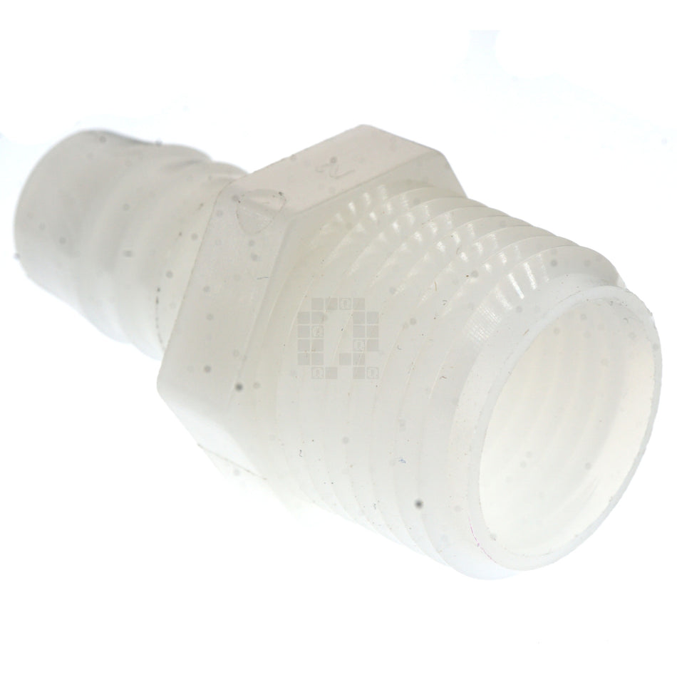 Anderson Metals 53701-0808 Nylon 1/2" Hose Barb to 1/2" Male NPT Adapter