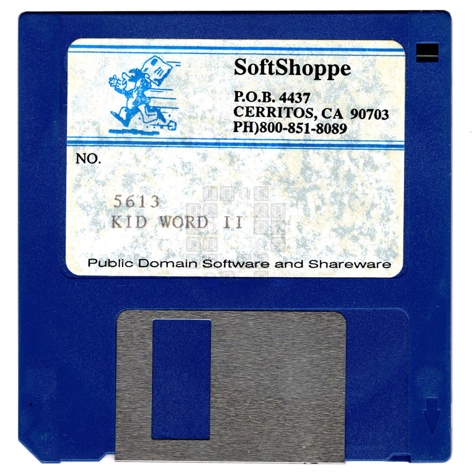 SoftShoppe 5613 Kid Word II Floppy Disk