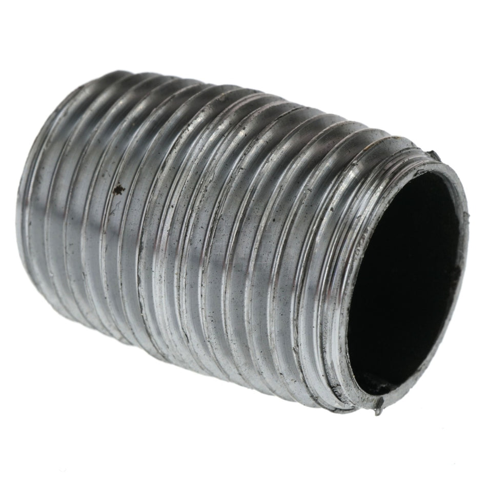 Worldwide Sourcing 612-5082 1/2" x Close Black Schedule 40 Pipe Nipple