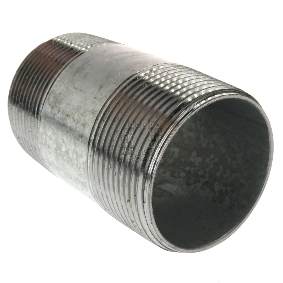 Prosource 612-6692 1-1/2" x 3" Galvanized Steel Schedule 40 Pipe Nipple
