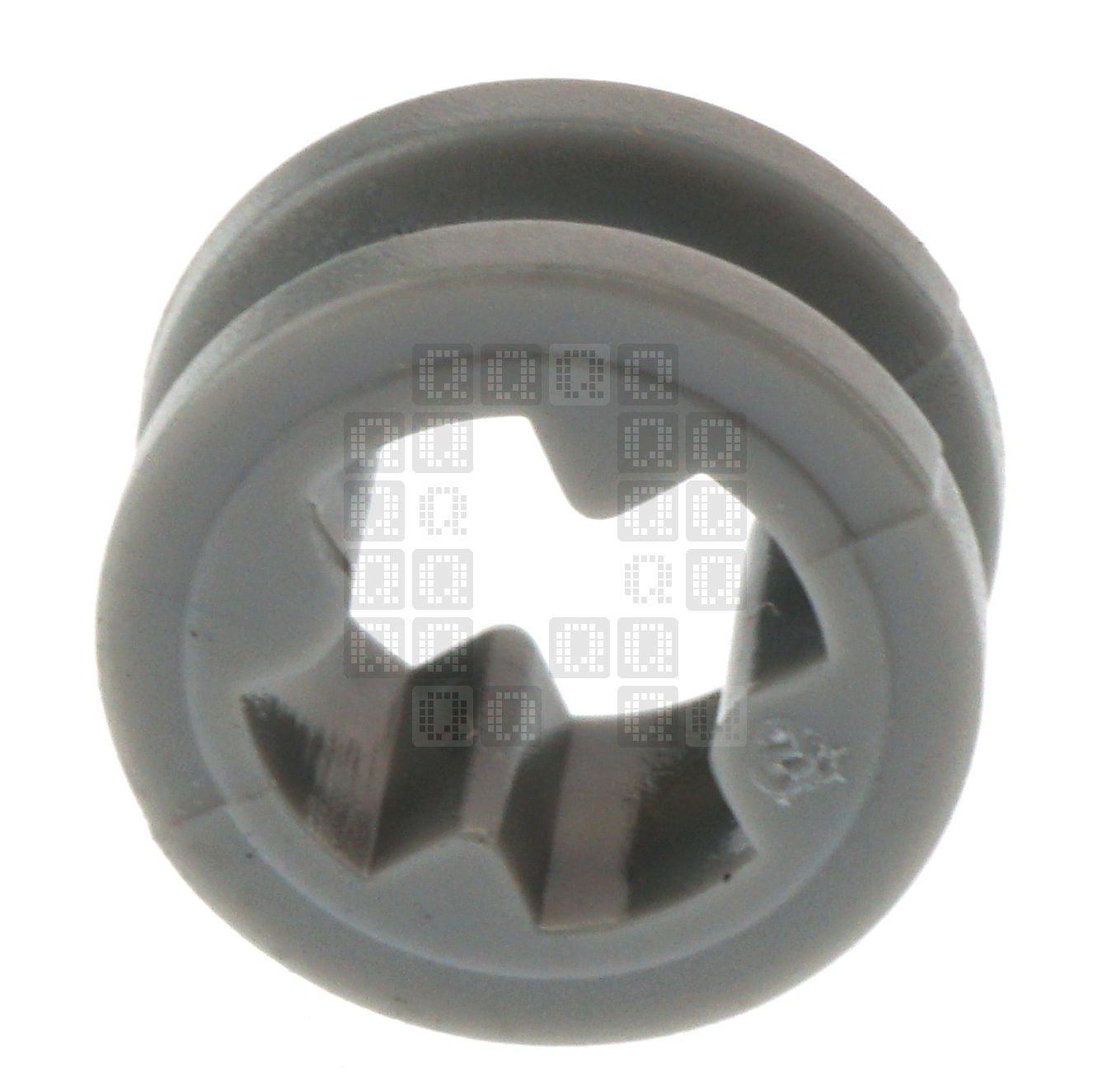LEGO 6271165 Technic 1/2 Bushing for Cross Axle, Medium Stone Grey