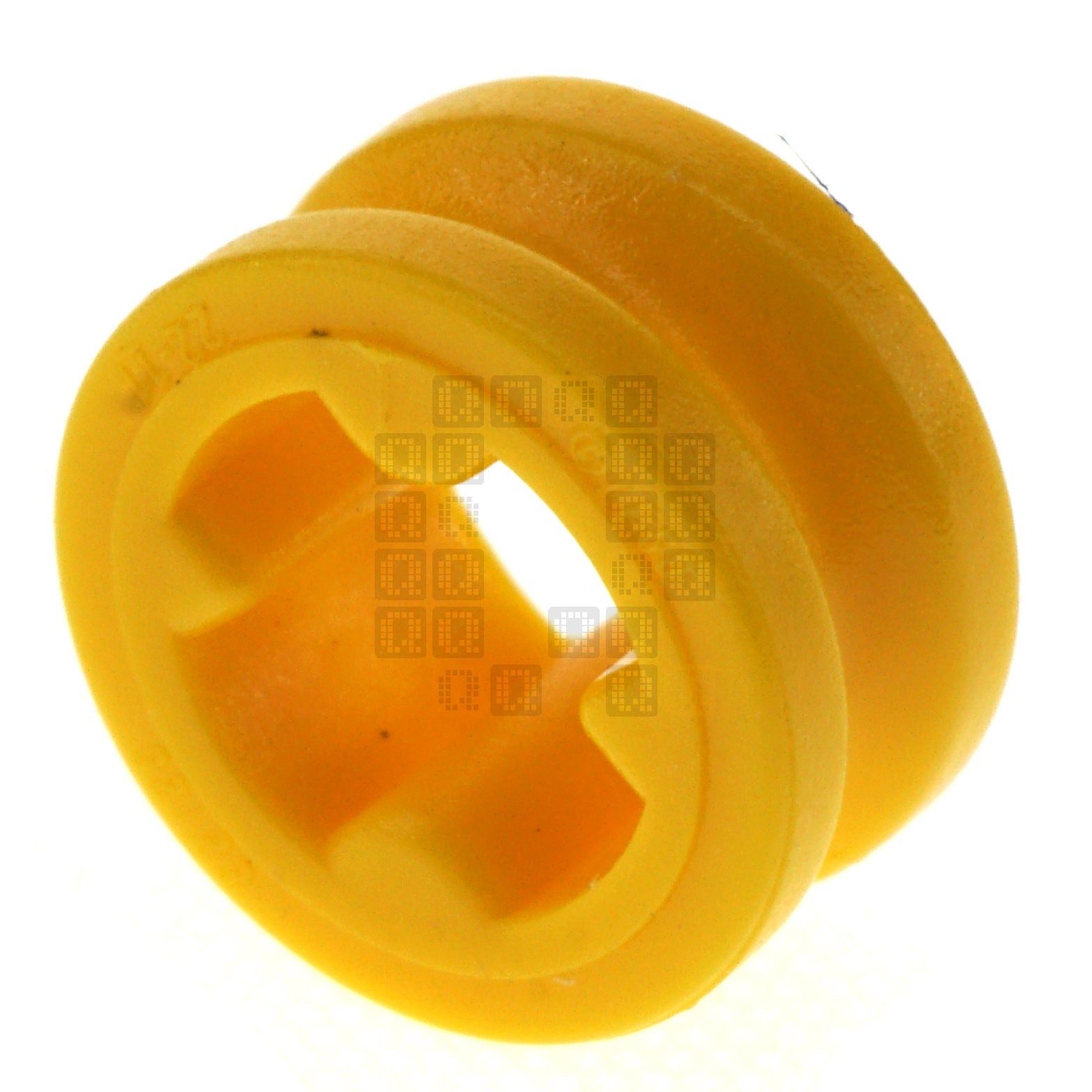 LEGO 6271167 Technic 1/2 Bushing for Cross Axle, Bright Yellow, 10