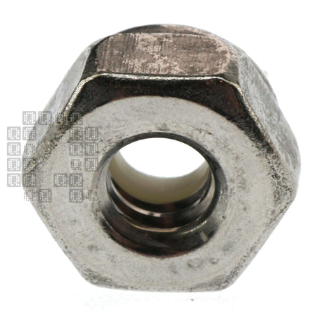 Midwest Fastener 6447965 Stainless Steel Nylon Lock Nut, #10-24