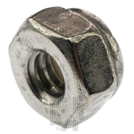 Midwest Fastener 6447965 Stainless Steel Nylon Lock Nut, #10-24