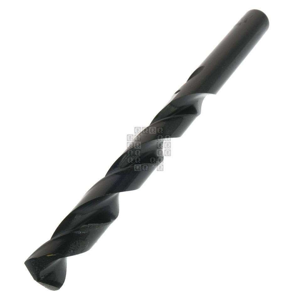 Irwin 66728 7/16" Extended Reach Black Oxide Aircraft Drill Bit, 6" Length, 135° Split Point