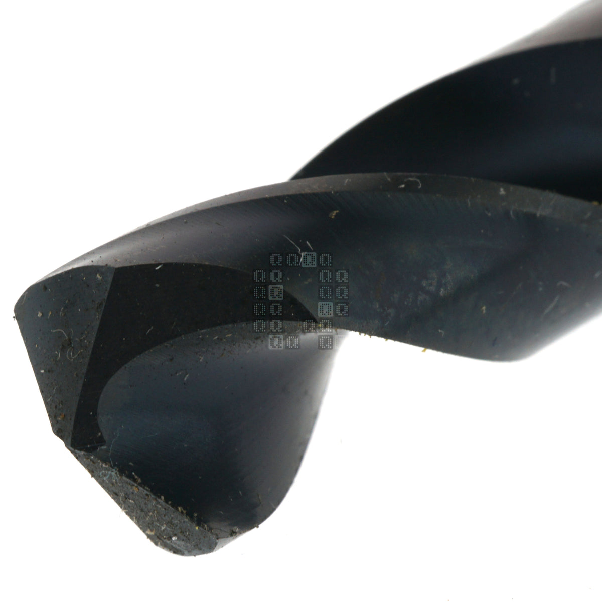 Irwin 66732 1/2" Extended Reach Black Oxide Aircraft Drill Bit, 6" Length, 135° Split Point Closeup