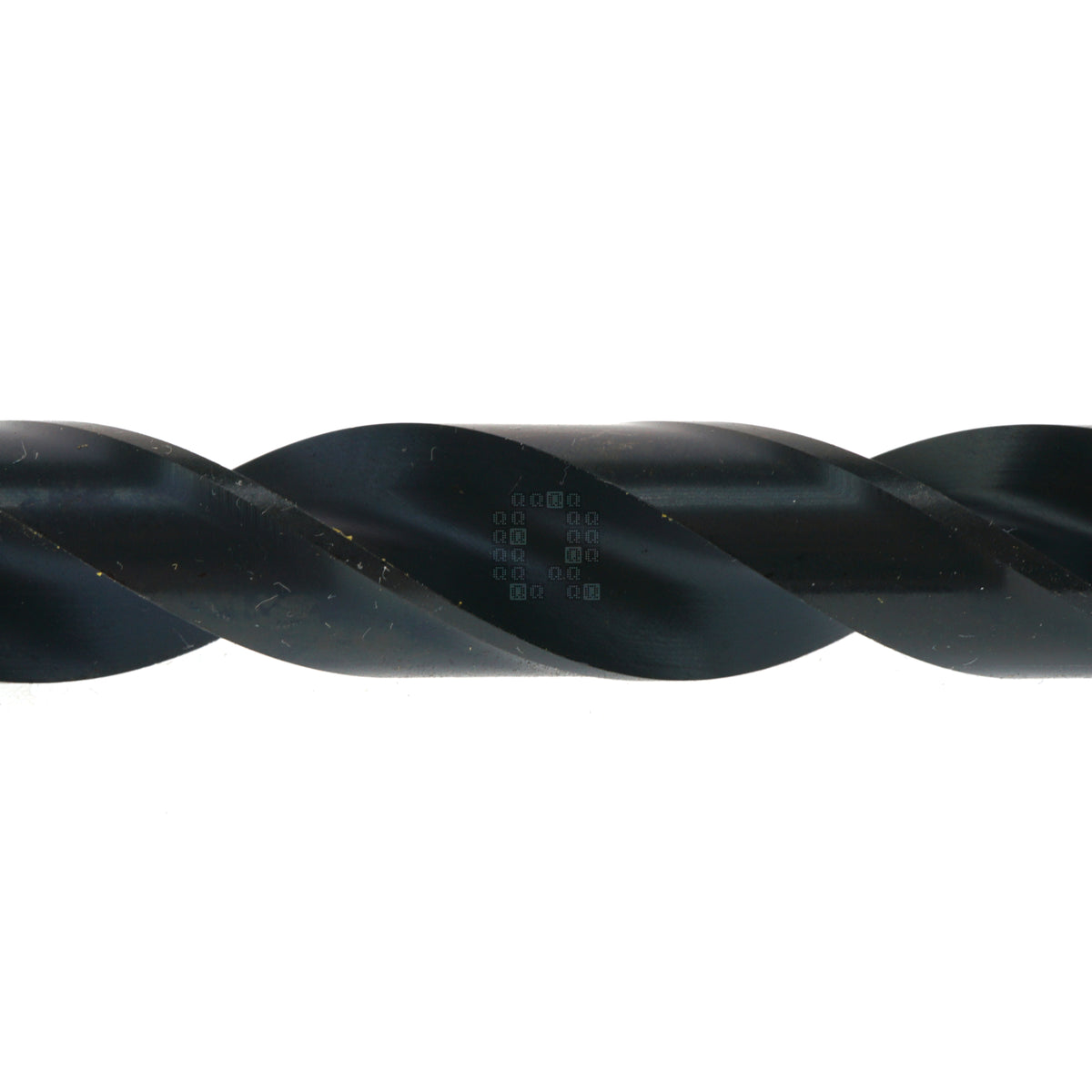 Irwin 66732 1/2" Extended Reach Black Oxide Aircraft Drill Bit, 6" Length, 135° Split Point Flute Closeup