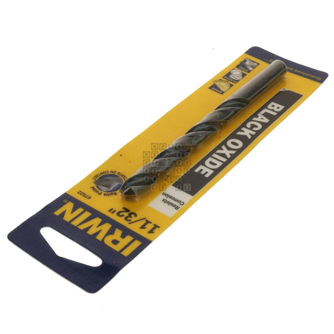 Irwin Industrial Tools 67522 11/32" Black Oxide 135° Split Point Drill Bit