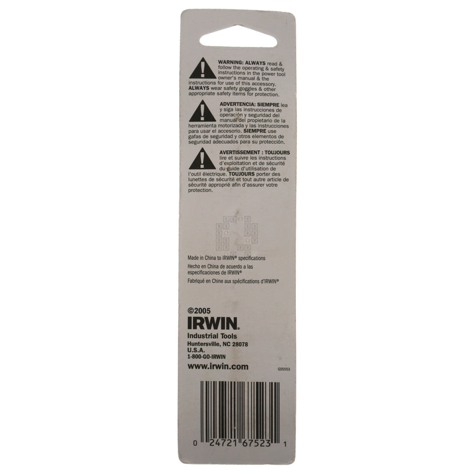 Irwin 67523 23/64" Black Oxide 135° Split Point Drill Bit