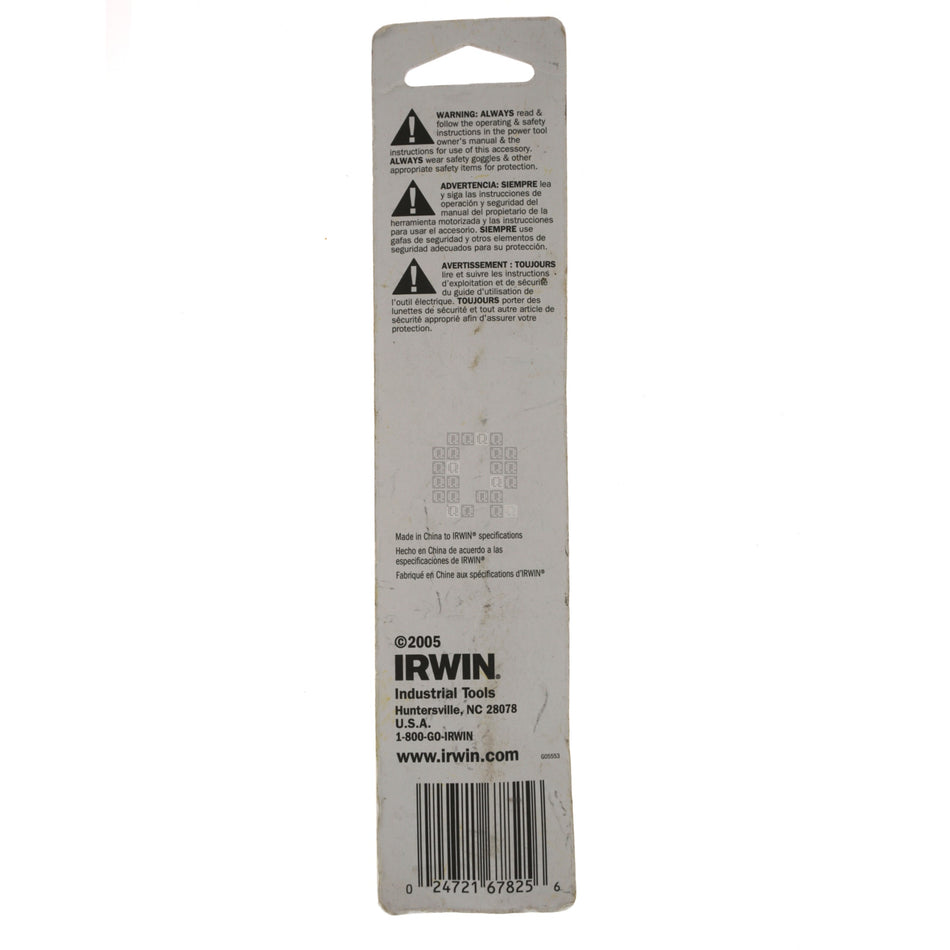 Irwin Industrial Tools 67825 25/64" Black Oxide 135° Split Point Reduced Shank Drill Bit