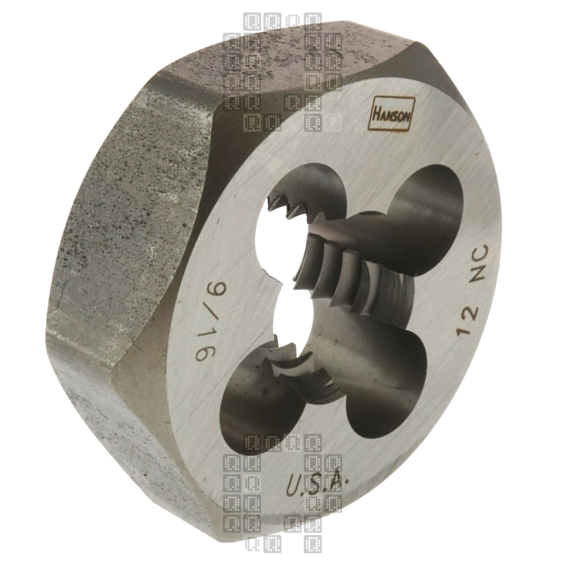 Irwin Hanson 6848 9/16"-12NC Right Hand (RH) High Carbon Steel HCS 1-7/16" Hex Die