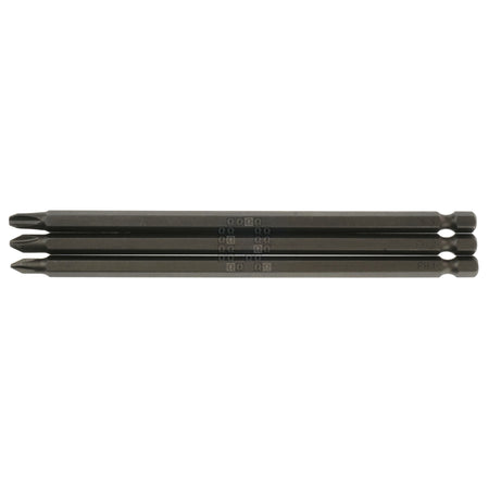 Century Drill & Tool 68600 PH1 PH2 PH3 / #1 #2 #3 Phillips 3-Piece Premium S2 Steel Screwdriver Set