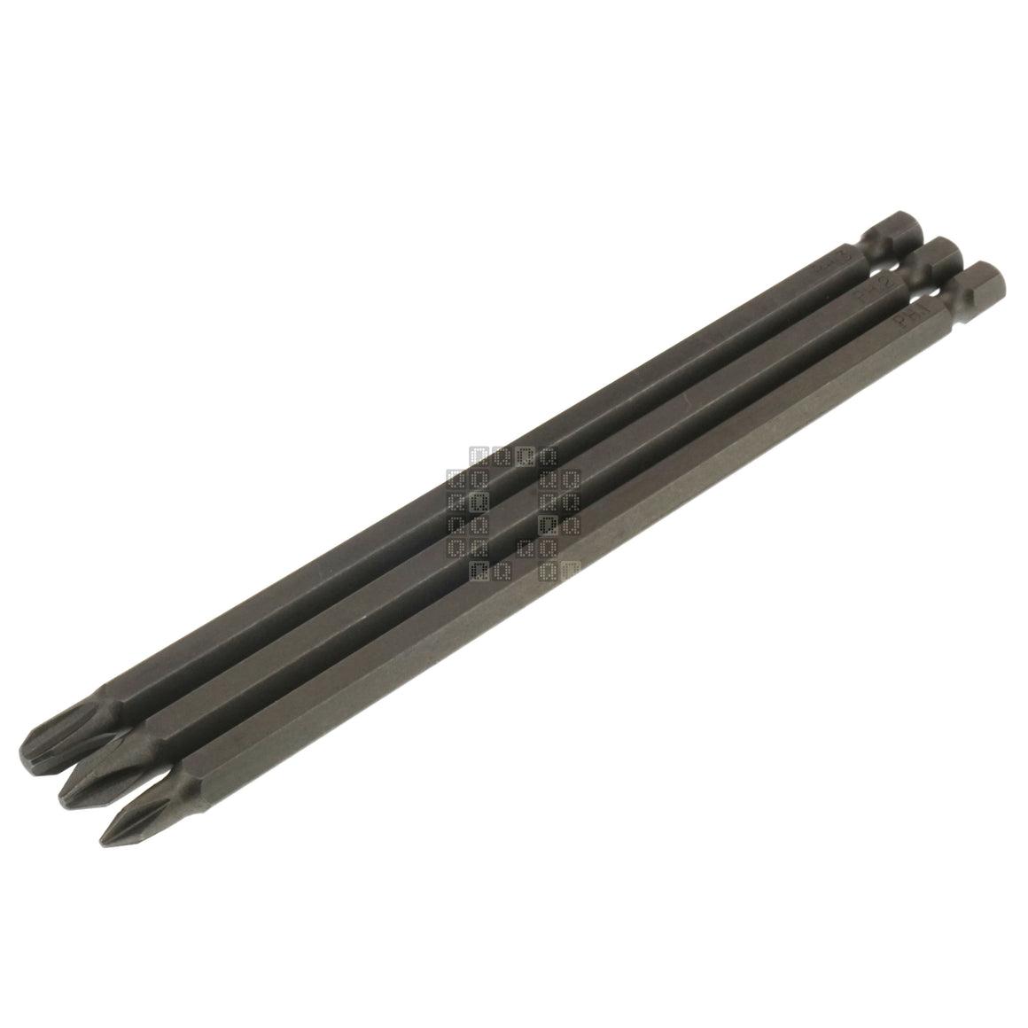 Century Drill & Tool 68600 PH1 PH2 PH3 / #1 #2 #3 Phillips 3-Piece Premium S2 Steel Screwdriver Set