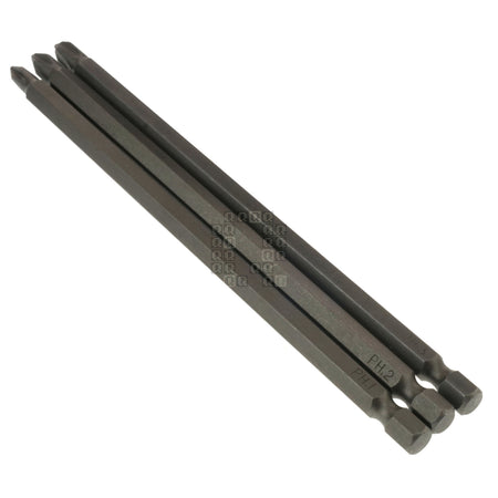 Century Drill & Tool 68600 PH1 PH2 PH3 / #1 #2 #3 Phillips 3-Piece Premium S2 Steel Screwdriver Set