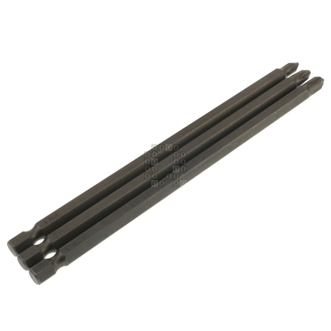 Century Drill & Tool 68600 PH1 PH2 PH3 / #1 #2 #3 Phillips 3-Piece Premium S2 Steel Screwdriver Set