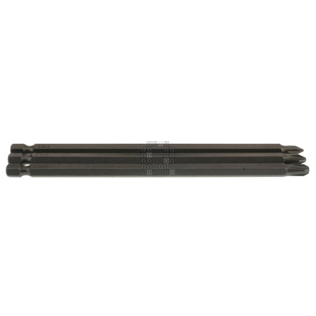 Century Drill & Tool 68600 PH1 PH2 PH3 / #1 #2 #3 Phillips 3-Piece Premium S2 Steel Screwdriver Set