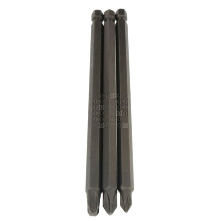 Century Drill & Tool 68600 PH1 PH2 PH3 / #1 #2 #3 Phillips 3-Piece Premium S2 Steel Screwdriver Set