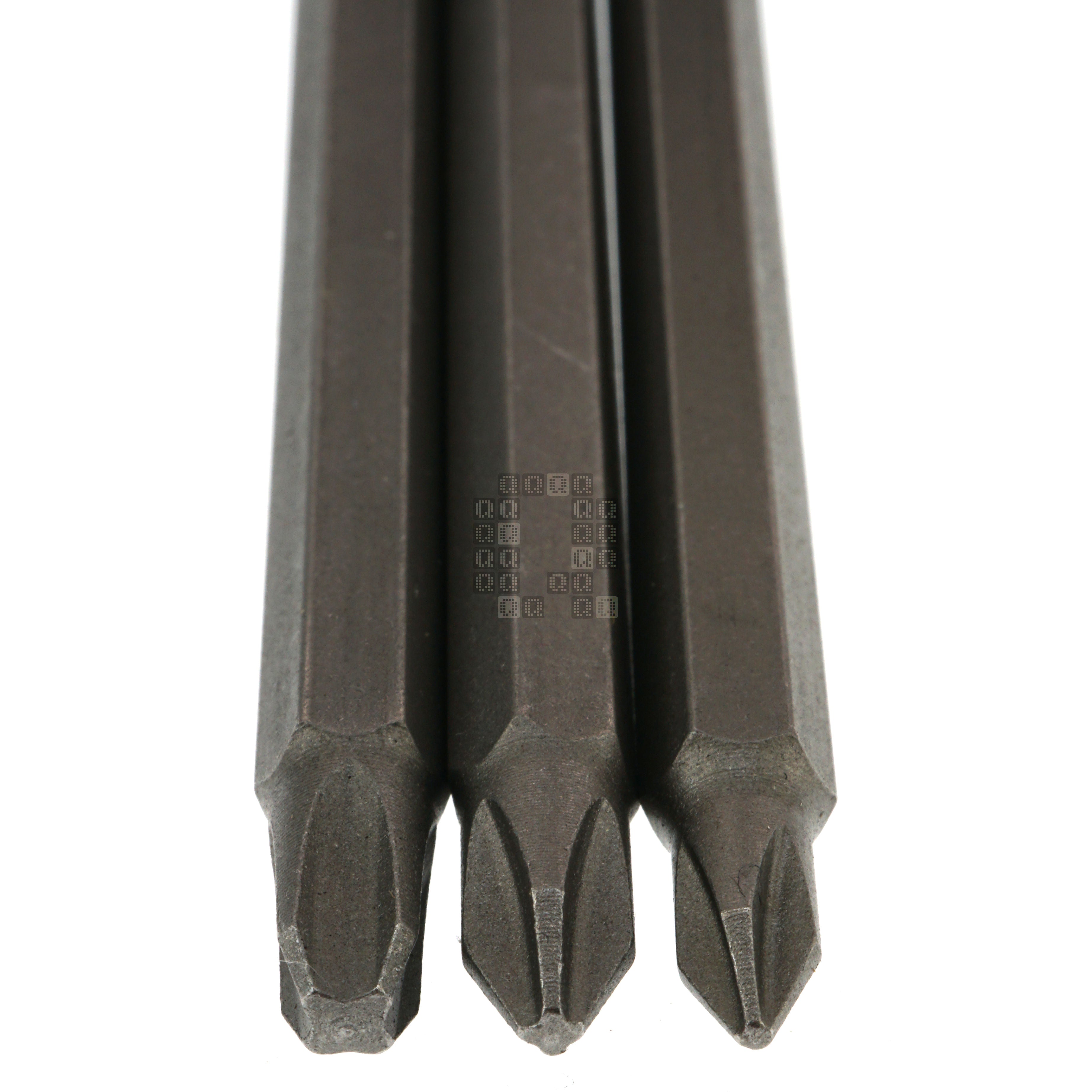 Century Drill & Tool 68600 PH1 PH2 PH3 / #1 #2 #3 Phillips 3-Piece Premium S2 Steel Screwdriver Set