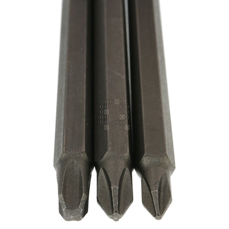 Century Drill & Tool 68600 PH1 PH2 PH3 / #1 #2 #3 Phillips 3-Piece Premium S2 Steel Screwdriver Set
