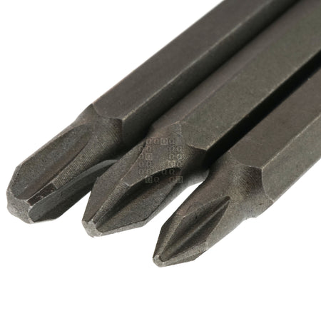 Century Drill & Tool 68600 PH1 PH2 PH3 / #1 #2 #3 Phillips 3-Piece Premium S2 Steel Screwdriver Set
