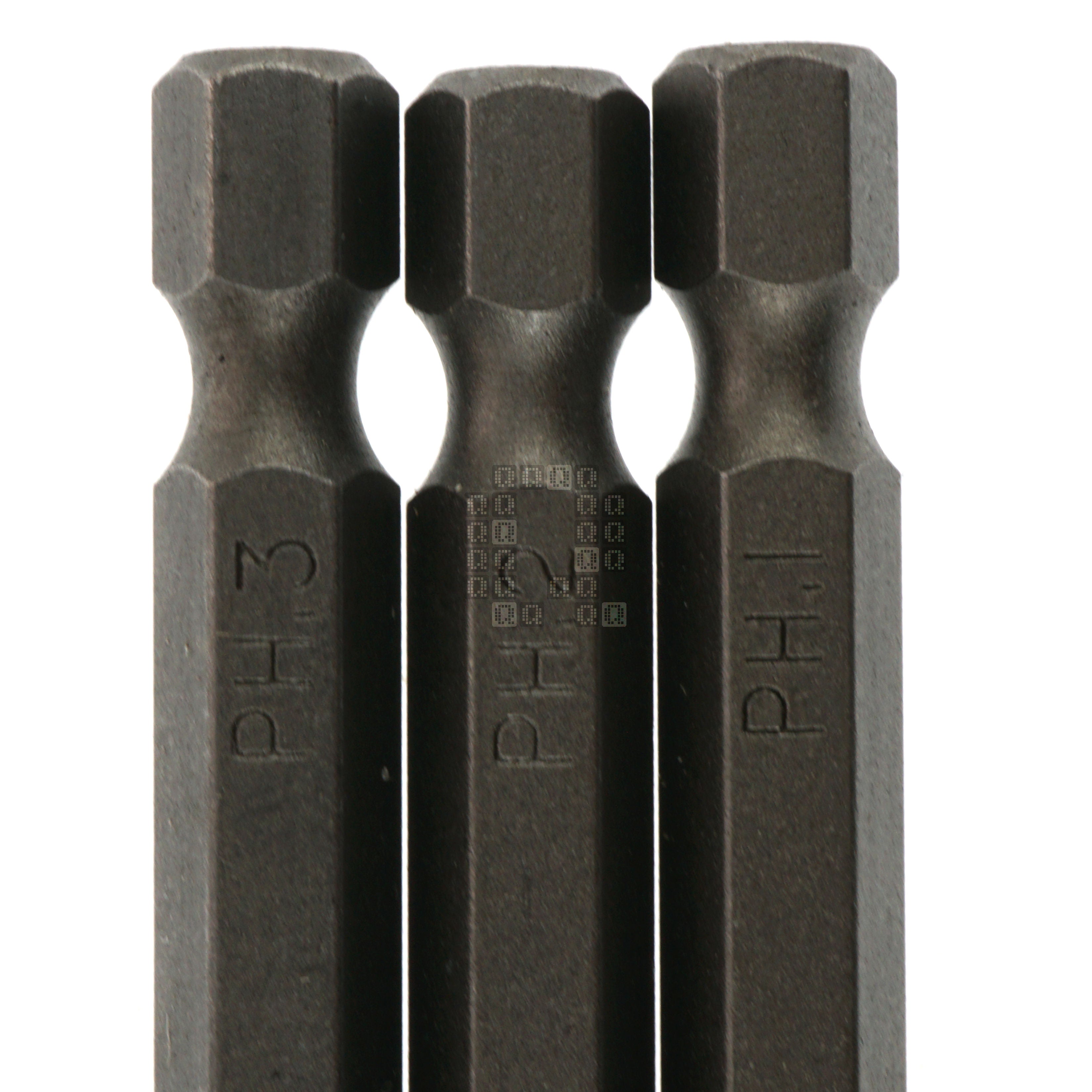 Century Drill & Tool 68600 PH1 PH2 PH3 / #1 #2 #3 Phillips 3-Piece Premium S2 Steel Screwdriver Set