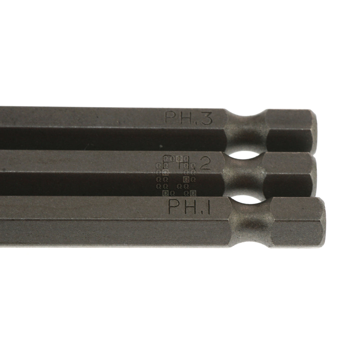 Century Drill & Tool 68600 PH1 PH2 PH3 / #1 #2 #3 Phillips 3-Piece Premium S2 Steel Screwdriver Set