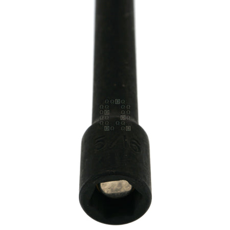 Century Drill & Tool 68675 5/16" IMPACT PRO High Impact Nutsetter Power Notch Shank, 6" Length, 1/4" Hex