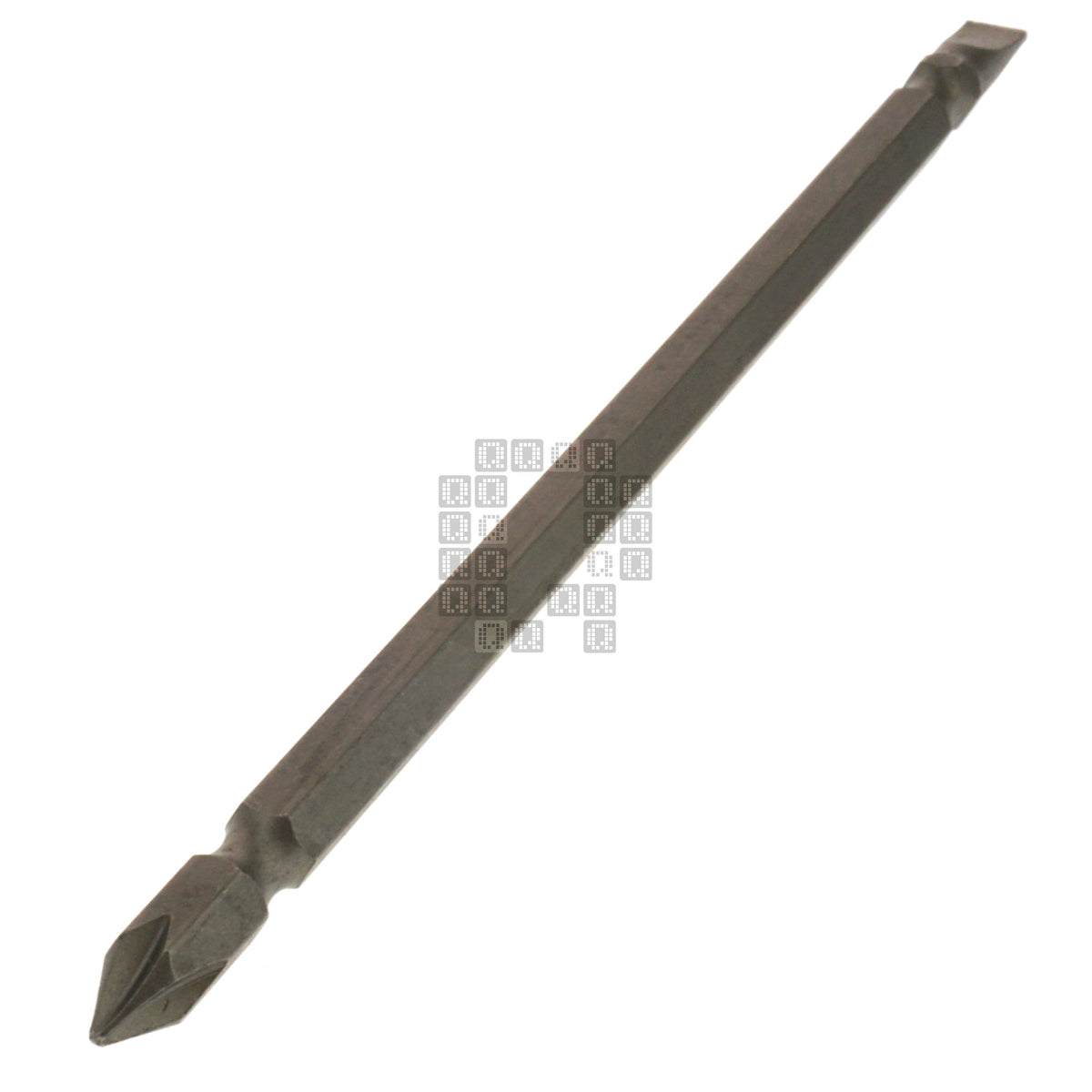 Century Drill & Tool 68681 PH1 / #1 Phillips / #6-8 Slotted Double Ended Power Screwdriver Bit, 6" Length