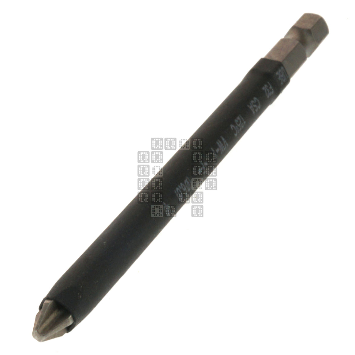 Century Drill & Tool 69640 Anti-Scuff Premium S2 Steel Phillips #2 / PH2 Screwdriving Bit, 4" Length