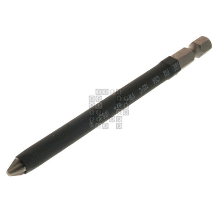 Century Drill & Tool 69640 Anti-Scuff Premium S2 Steel Phillips #2 / PH2 Screwdriving Bit, 4" Length