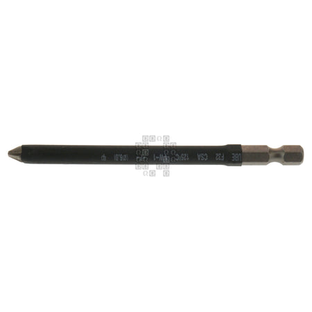 Century Drill & Tool 69640 Anti-Scuff Premium S2 Steel Phillips #2 / PH2 Screwdriving Bit, 4" Length