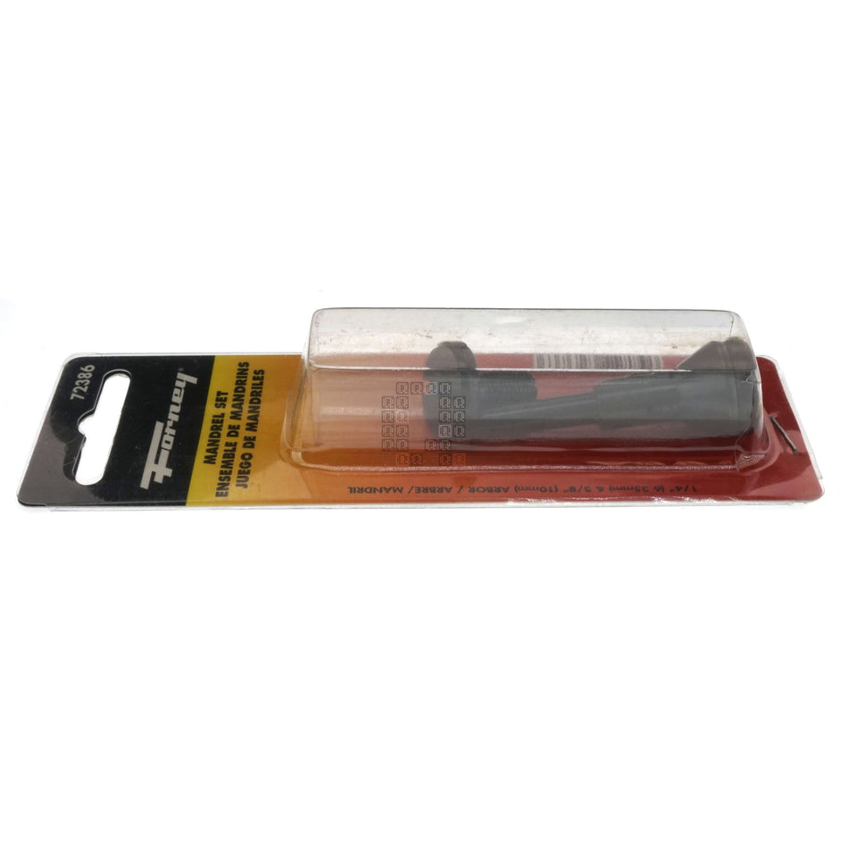 Forney Industries 72386 1/4" (6.35mm) x 3/8" (10mm) Arbor / Mandrel Set