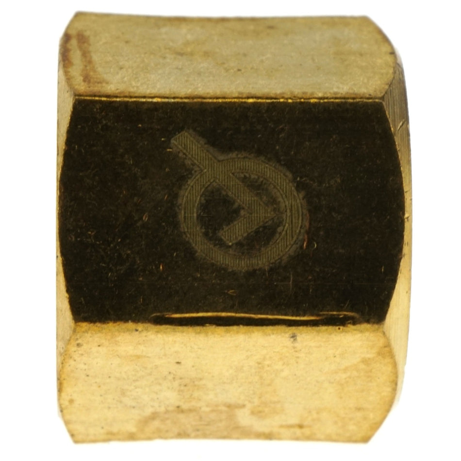 Anderson Metals 730081-04 Brass Compression Tube Cap, 1/4"