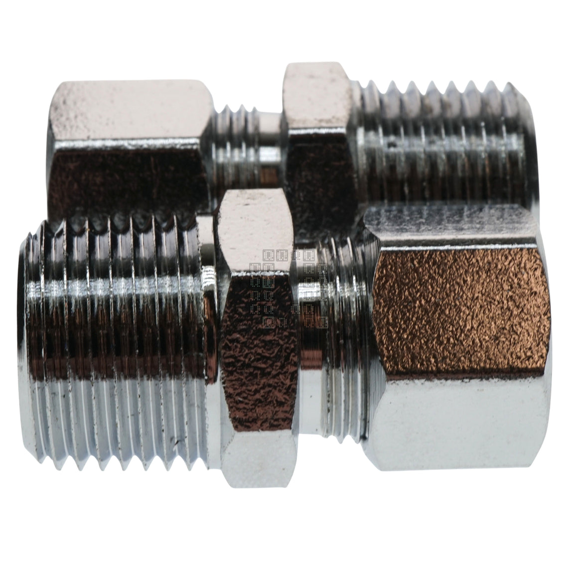 PlumbCraft 7322000LF 3/8" MIP x 3/8" OD Compression Straight Fittings