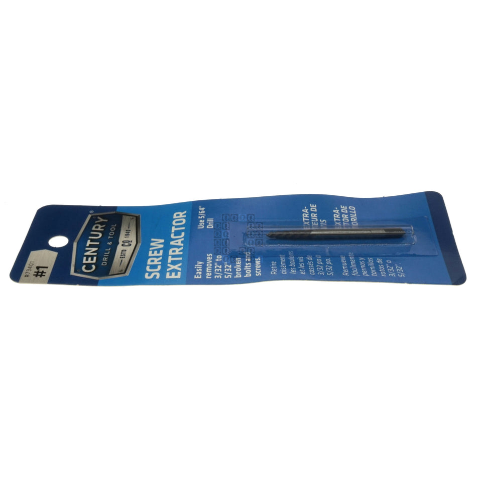 Century Drill & Tool 73401 #1 Spiral Screw Extractor